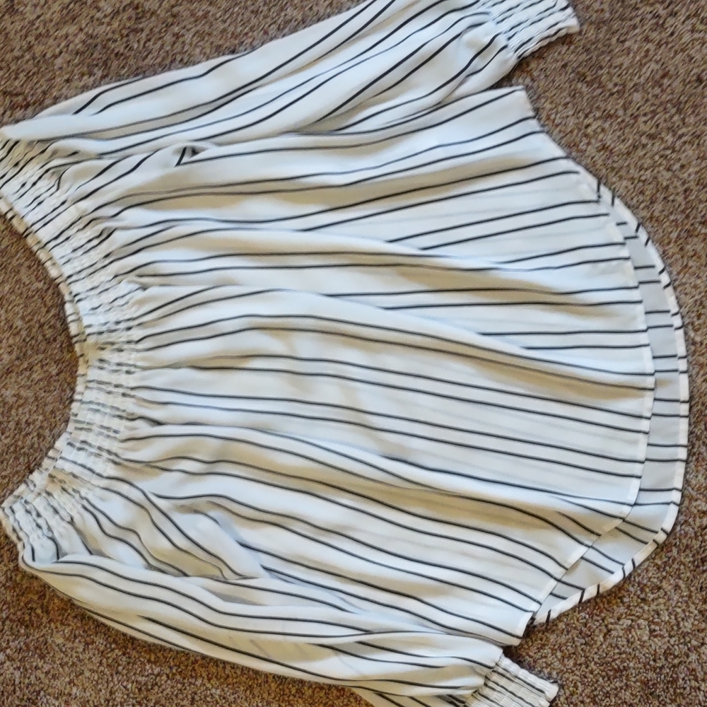 Black and White Dress Shirt